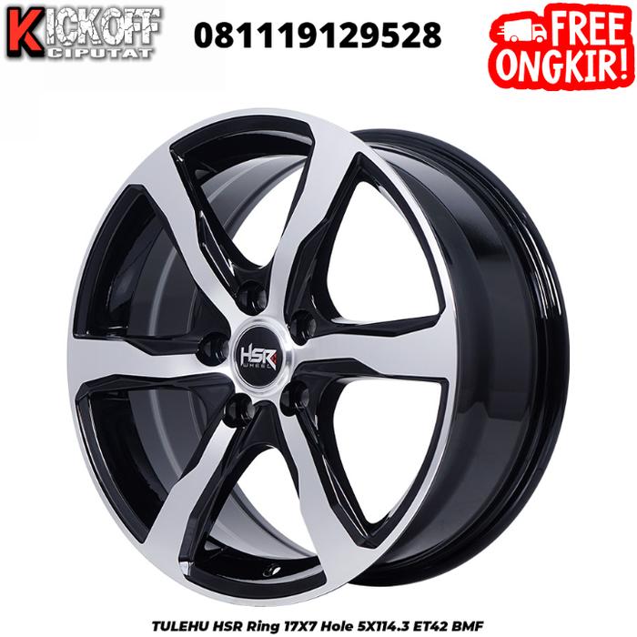 READY VELG HSR TULEHU HSR 17x7 5x1143 ET42 BLACK POLISH
