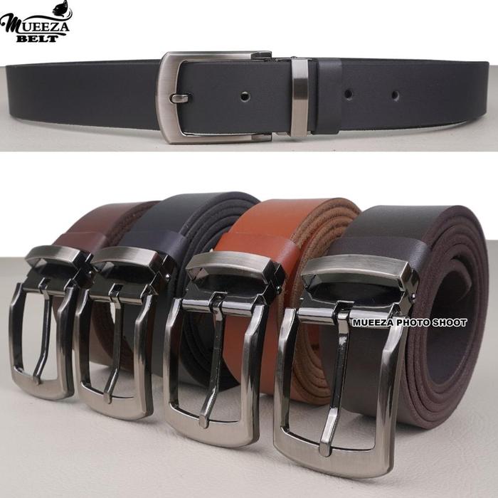 Ikat Pinggang Pria Kulit Sapi Asli Kulit Sapi Limosin Mueeza Belt