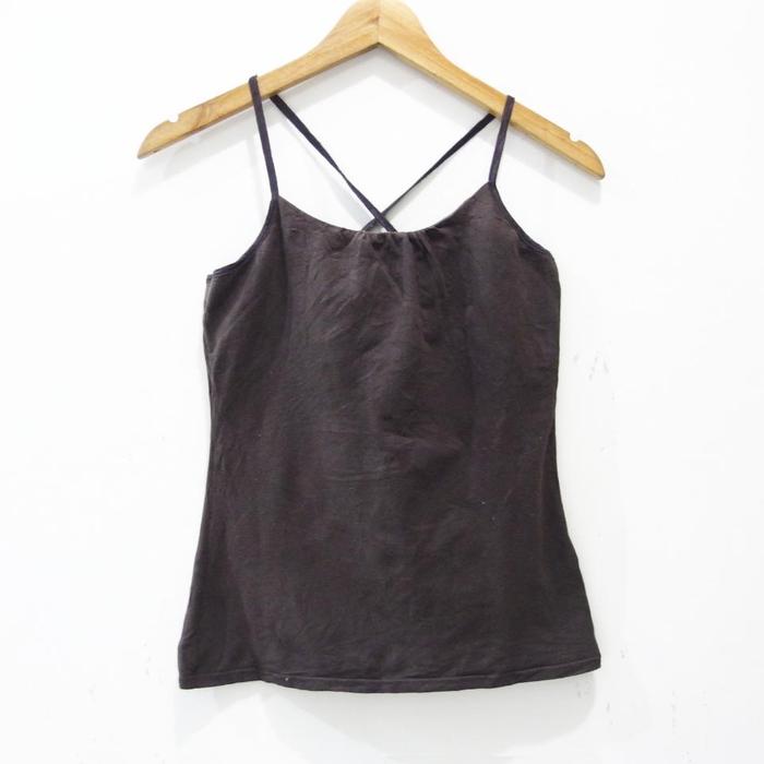 DD064 SIZE S BUONA GIORNATA TANK TOP WANITA ATASAN CEWEK MURAH IMPORT