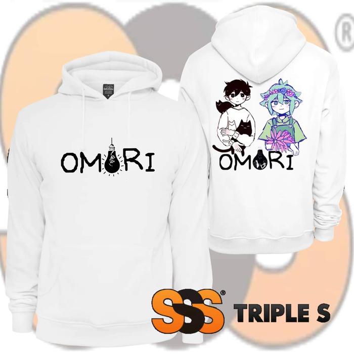 HOODIE JUMPER OMORI SUNNY AND BASIL SABLON DEPAN-BELAKANG