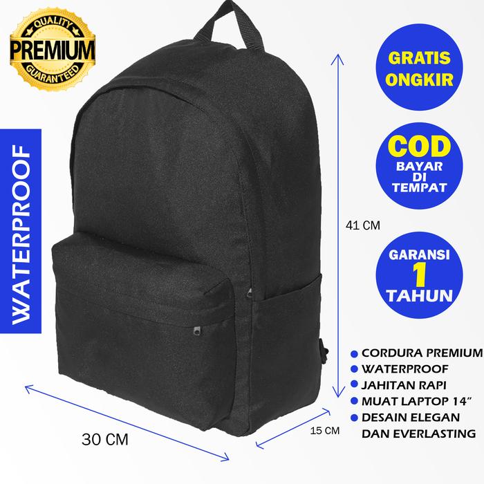 Tas Sekolah Ransel Backpack Waterproof - Tas Laptop - LOST THEME