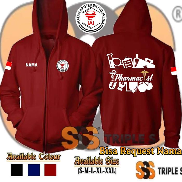 JAKET RESLETING IAI IKATAN APOTEKER INDONESIA PHARMACIST BISA REQUEST