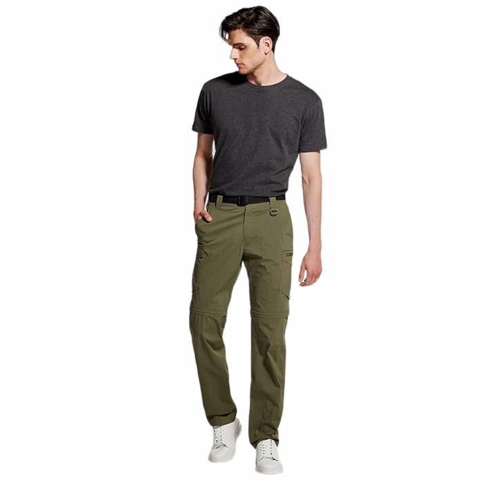 CQR CONVERTIBLE CARGO PANTS - OLIVE