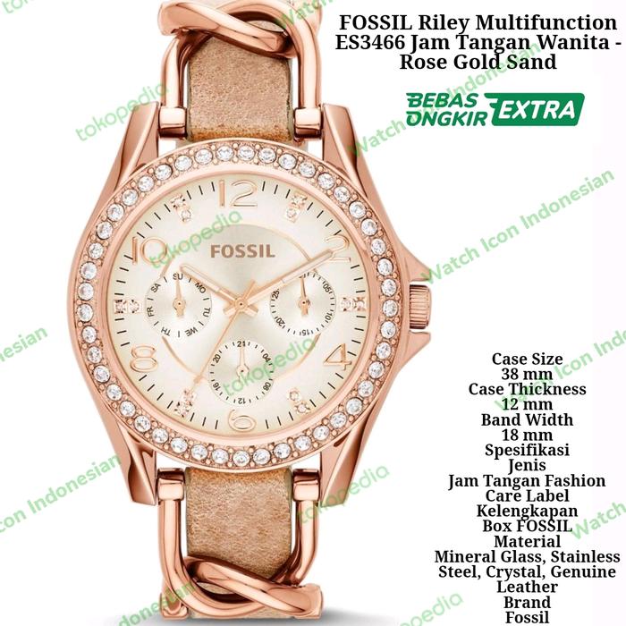 Jam Tangan Wanita Original Limited Edition Chronograph Sku ES3466