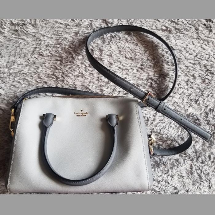 Kate Spade Speedy Lane Grey Preloved Tas Branded Tas Wanita Jual Cepat