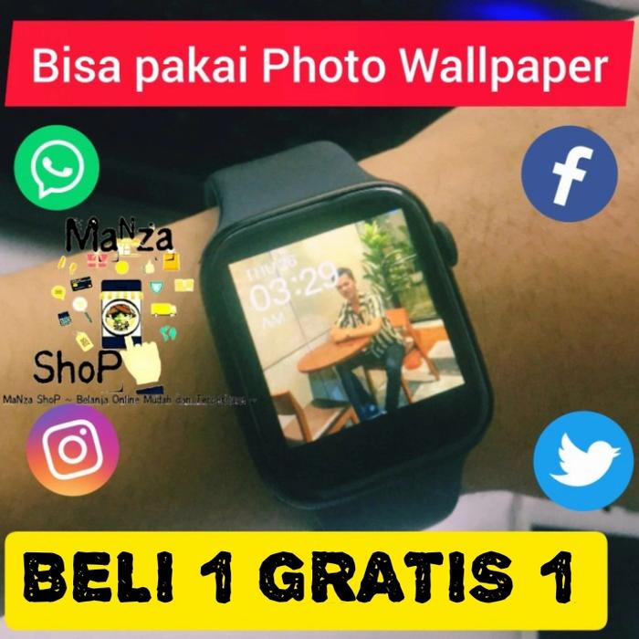 Jam Tangan Hp Pintar Pria Wanita Smartwatch Anak Remaja PhotoWallpaper