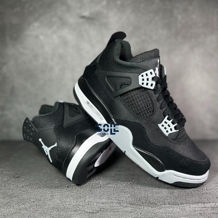 Air Jordan 4 Black Canvas