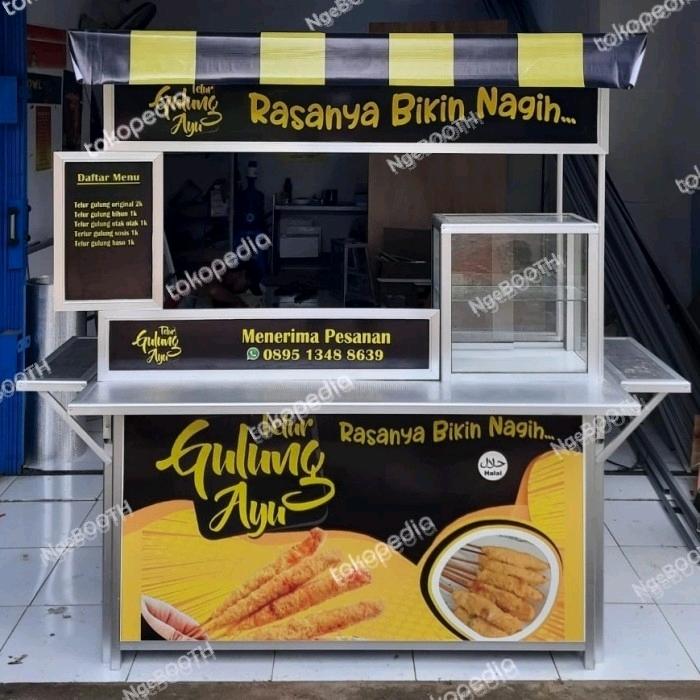 Booth Portable Jumbo Atap Lurus