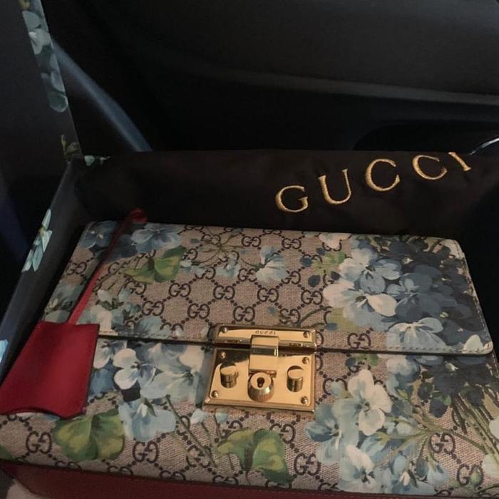 preloved gucci floral bag