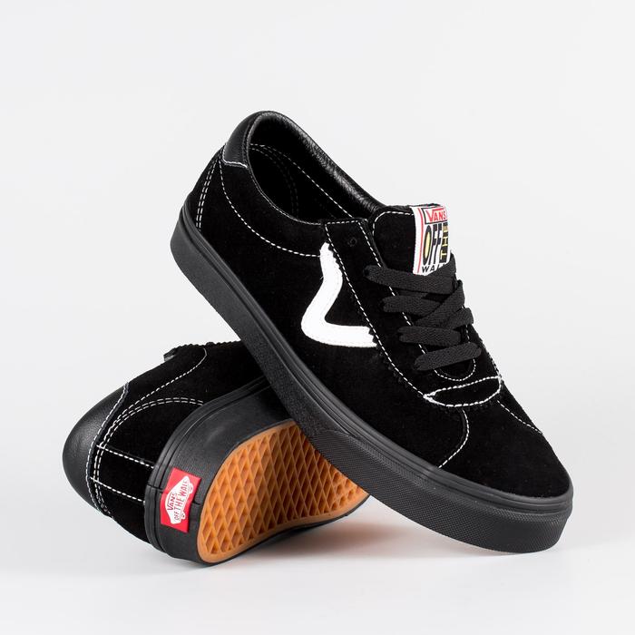 VANS SPORT SUEDE - BLACK/BLACK