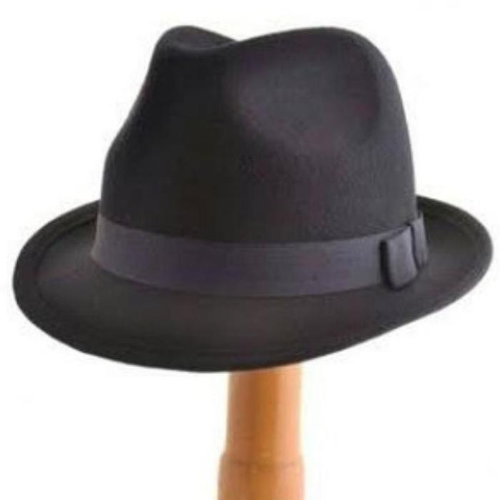 topi laken fedora import brand moris / mayser