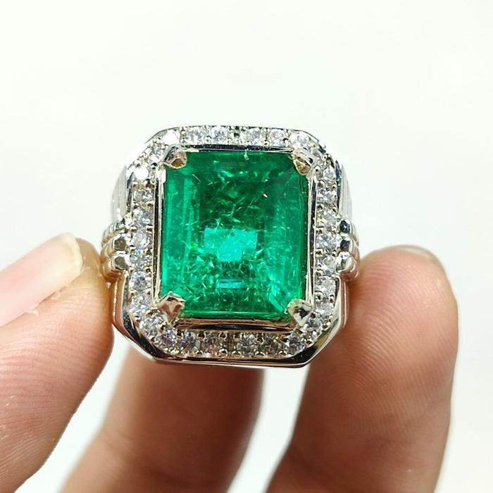 Terbaru!! Batu Zamrud Rusia Asli Catam Top Quality Siap Pakai