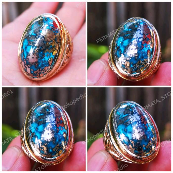 BATU CINCIN AKIK NATURAL PIRUS SERAT PERAK TOP HQ