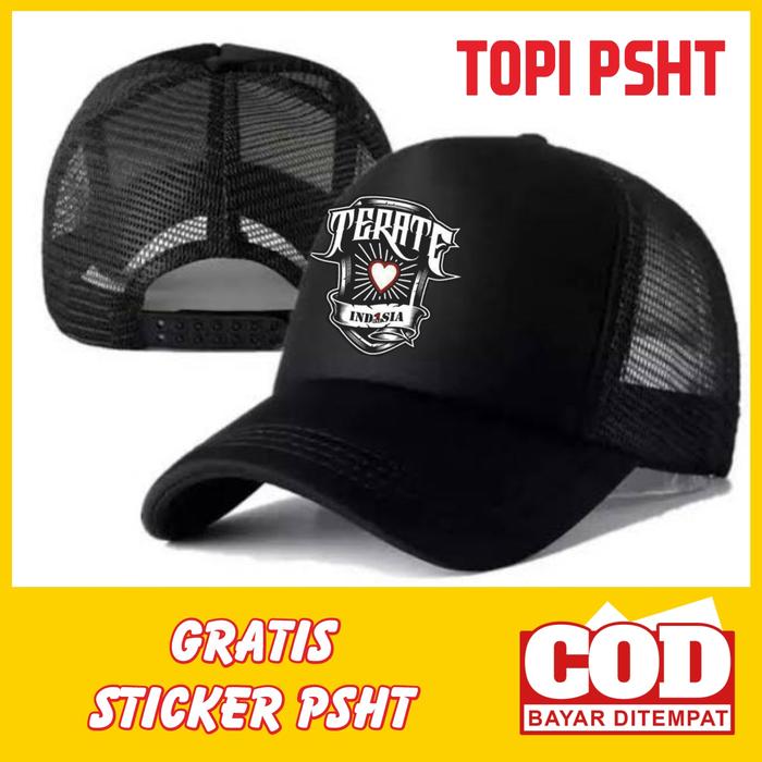 Topi Logo Psht Lambang Sh Terate 1922 Topi Jaring Costum
