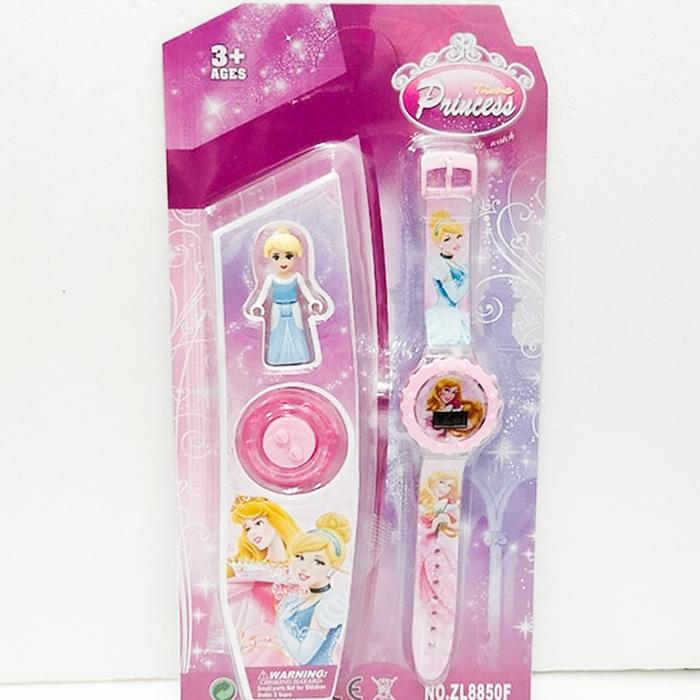 JAM TANGAN ANAK DIGITAL LEGO MUSIK KARAKTER PRINCESS