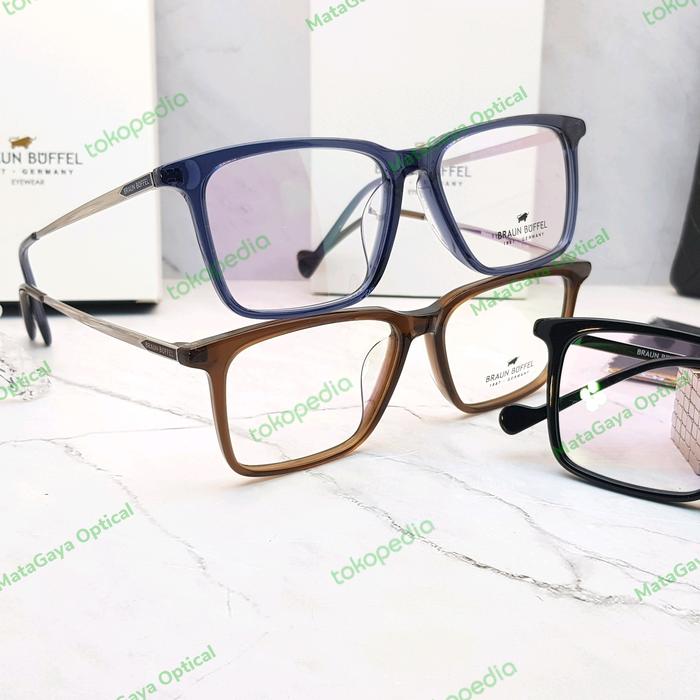 Kacamata Unisex Original Braun Buffel BB905 New Frame Germany