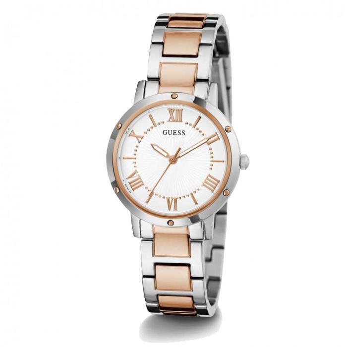 GUESS GW0404L3 SILVER ROSEGOLD 2 TONE DAWN Jam Tangan Wanita