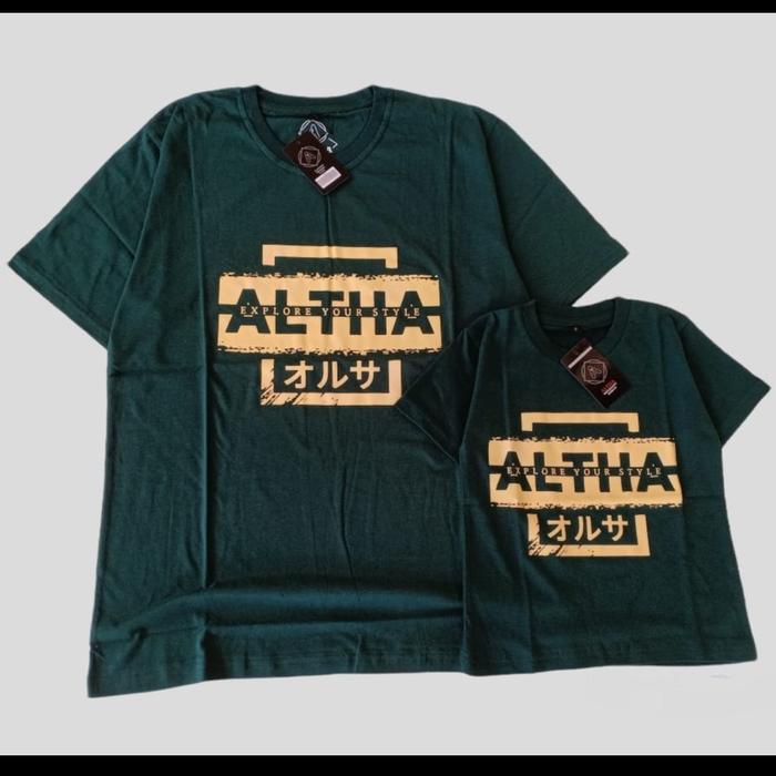 Kaos couple family ayah dan anak sarimbit, distro bandung