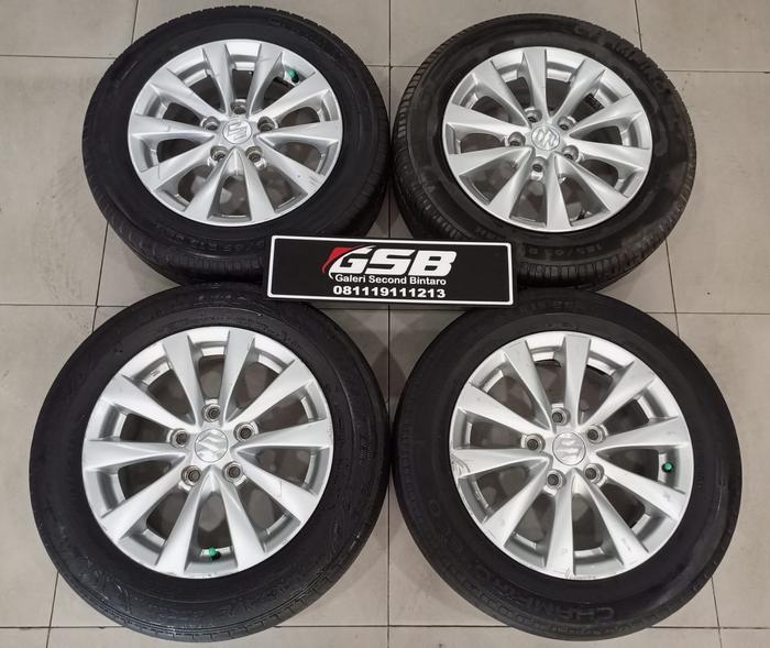 Velg Mobil Seken Standar Ertiga Ring 15 Hole 5x114,3 + Ban 185 65 R15