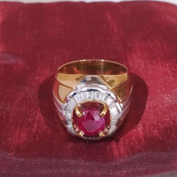 RUBY BURMA STRONG RED HEAT A 2 carats