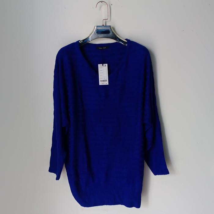 Chip clip/Atasan wanita rajut Kekinian/Baju Rajut Oversize second
