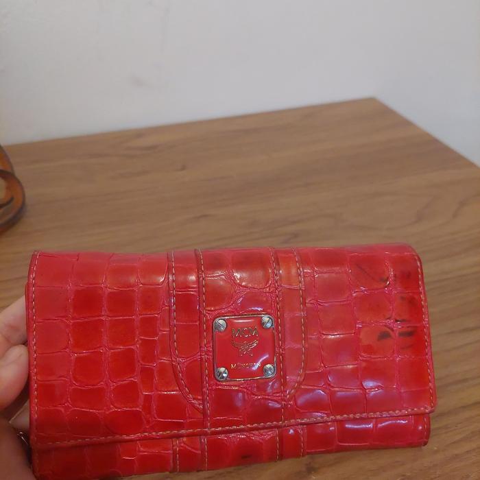 Dompet MCM Muenchen Preloved Minus