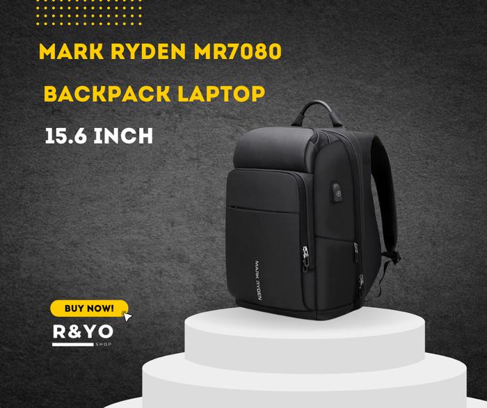 MARK RYDEN MR7080 Backpack Bag USB - Tas Ransel Laptop 15.6 Inch