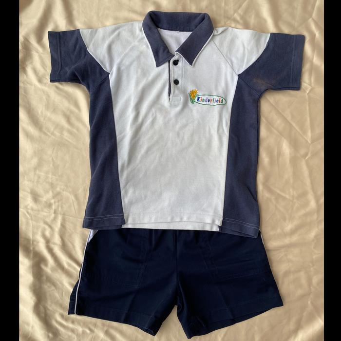 Preloved 1 Set Seragam Olahraga Anak Kinderfield TK #2