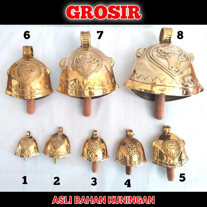 kelontongan sapi klontong sapi kuningan no 4 kalung sapi kalung kerbau