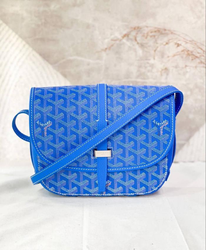 Original - Goyard Belvedere PM Special Color Blue Sling Bag