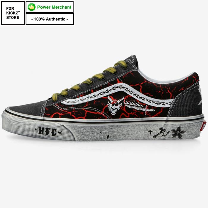 VANS x STRANGER THINGS STYLE 36 HELLFIRE CLUB BLACK RED