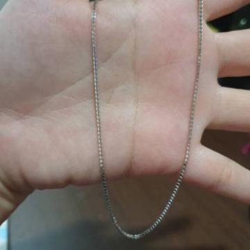 Kalung polos kadar 750 emas asli