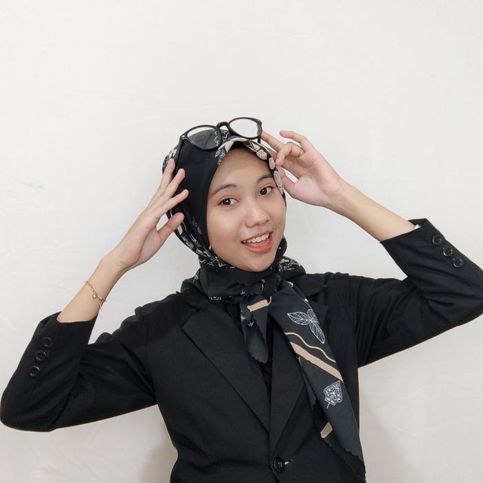 Jilbab Kerudung Hijab Segiempat Motif Farsya Adeeva Limited Edition Nyaman Voal