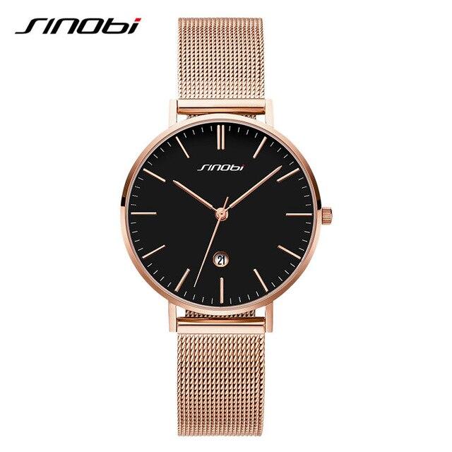 SINOBI 9709 Jam Tangan Wanita Rantai Pasir