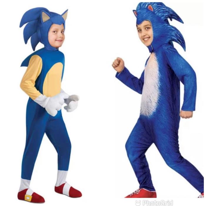 kostum anak sonic | sonic costume boy | baju kostum sonic | sonic anak