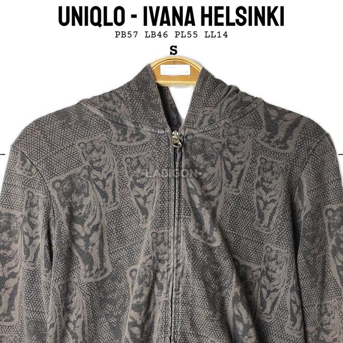 UNIQLO x IVANA HELSINKI Hoodie Crewneck Sweater Original Thrift S013