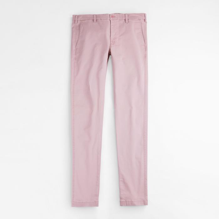 Celana Chino Uniqlo Long Chinos Slim Fit Pants Peach