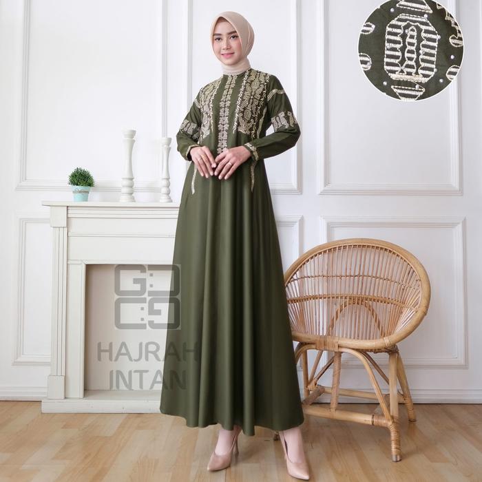 Fashion Gamis Bordir/Payet(Original Guzel) Bahan Toyobo/Termurah/Viral