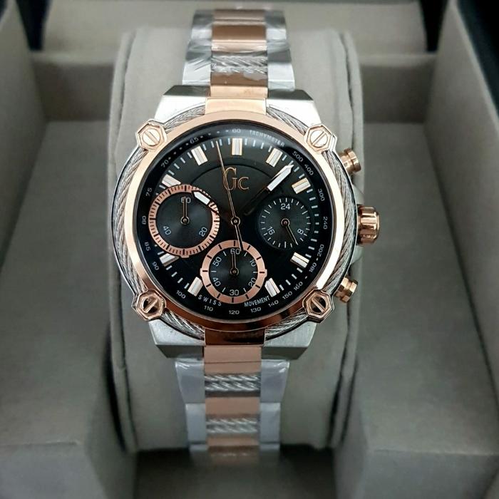 Jam Tangan Wanita Merek Guess Collection GC 2400 Cable Ori BM 38mm