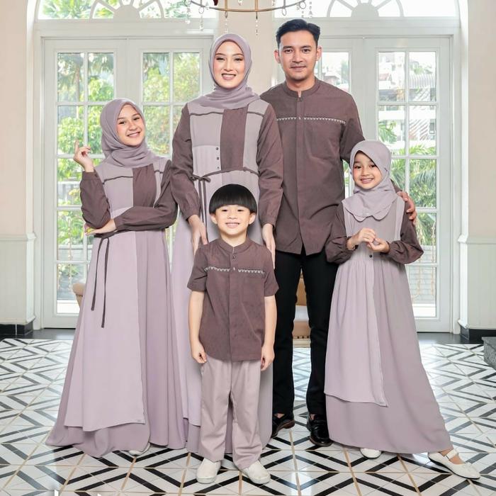 Gamis anak sarimbit keluarga selia 120 ORI by seply