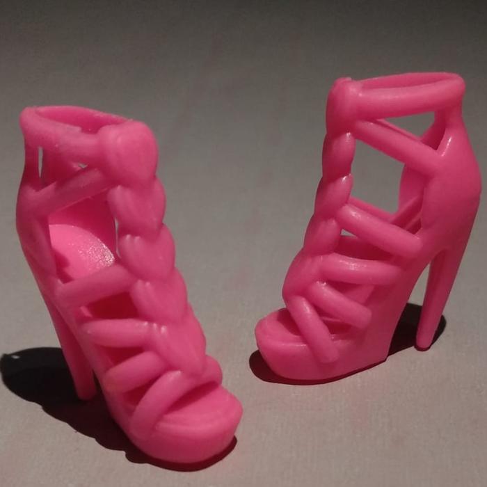 Sepatu Barbie Orginal Mattel Pink
