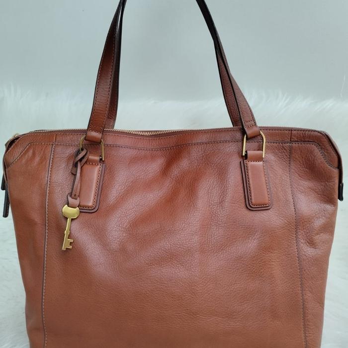 Jual Tas Foss1L Jacqueline Tote Bag Color Brown Original