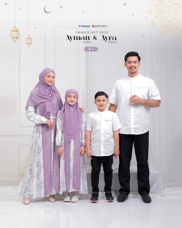 Family Set Ayman Koko & Ayra Dress by Yasmeera X El-Rasheed