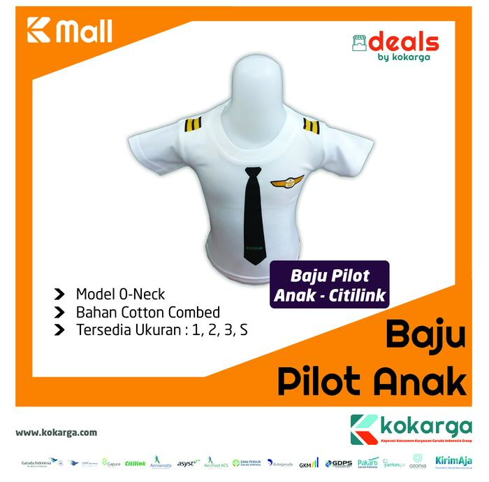 Baju Anak - Pilot Citilink