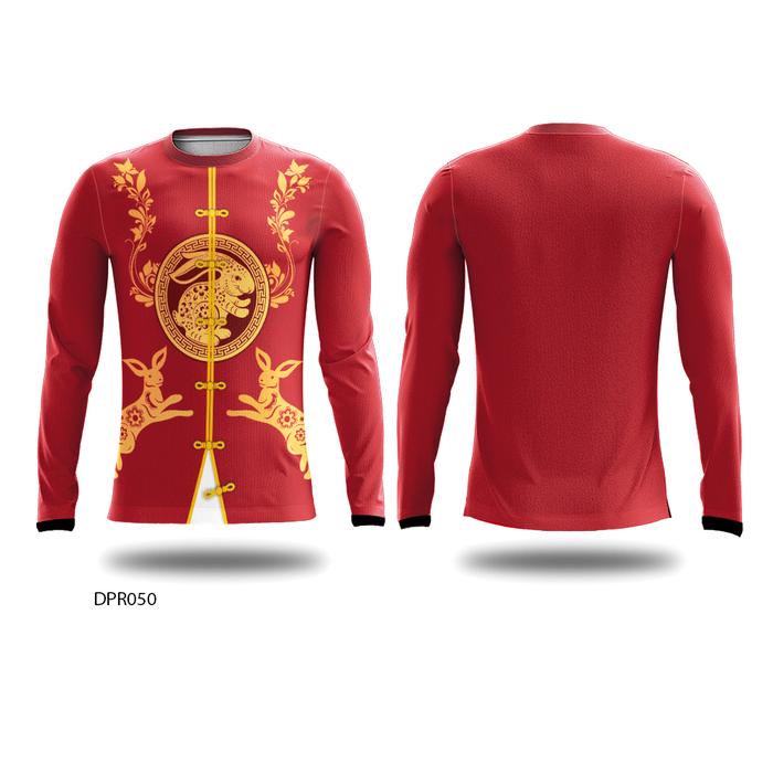 Kaos Baju Jersey Cheongsam Imlek Kungfu Barongsai Custom DPR050
