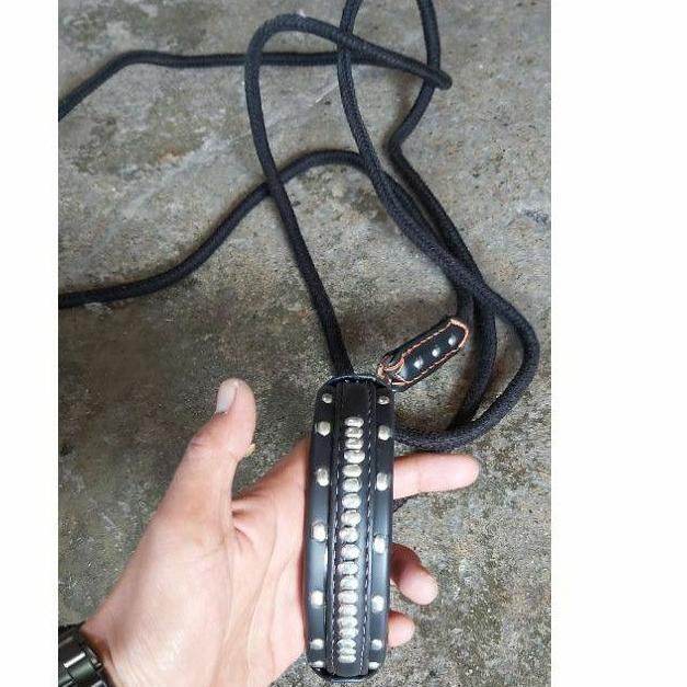 KALUNG DAN TALI ANJING BERBURU ASLI KULIT TERMURAH