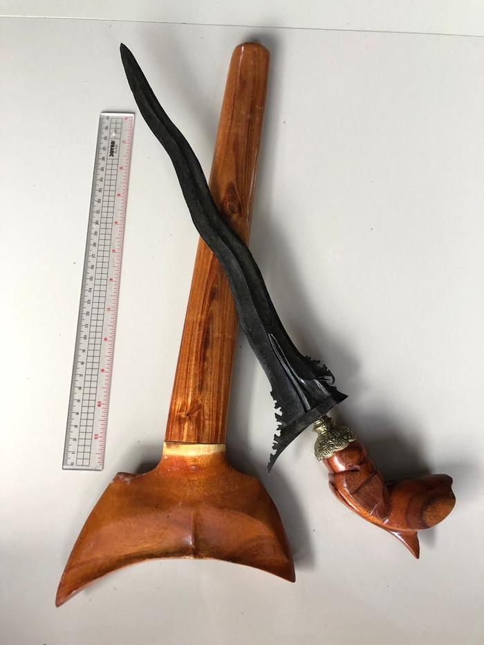 Keris Sukma Asli Koleksi Tetua Adat Kalimantan
