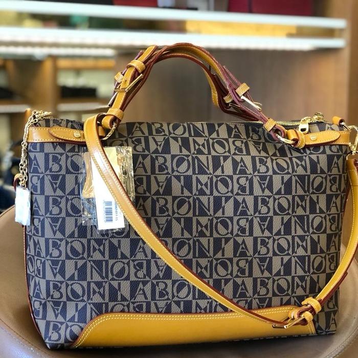 Tas bonia original monogram tote bag L
