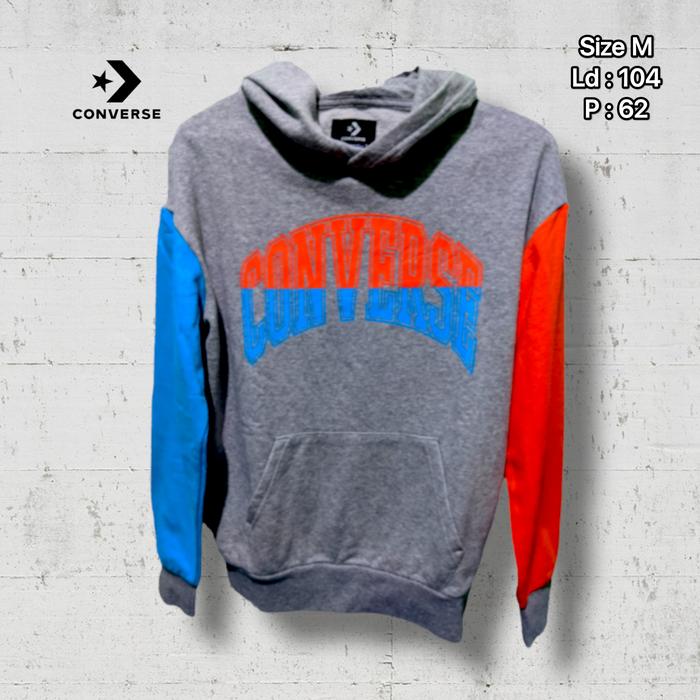 Hoodie Converse Three Color Original Second Thrift Preloved