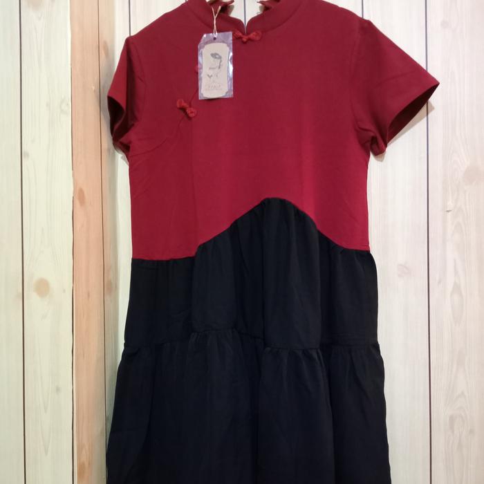 cheongsam dress merk hJ Bangkok premium kualitas super import